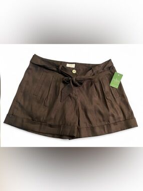 NWT Kate Spade Brown Pixie Shorts Womens Size 6
